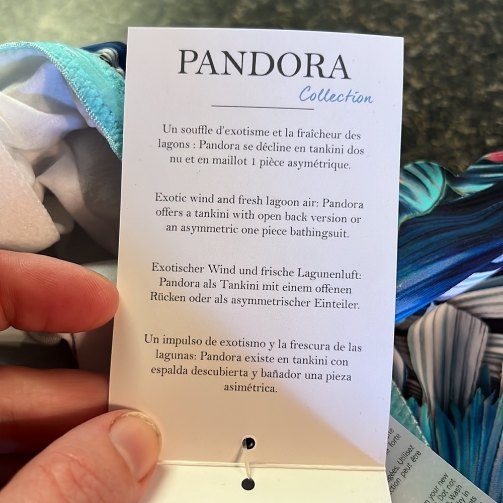 Cache Coeur Pandora Maternity Tankini Top - Picture 9 of 11